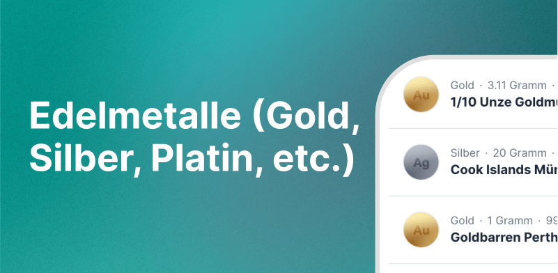 Edelmetalle bei Parqet (Gold, Silber, Platin, Palladium)