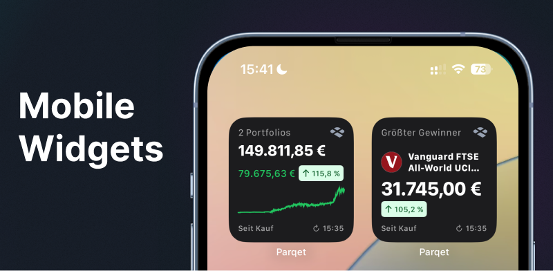 Parqet Mobile Widgets