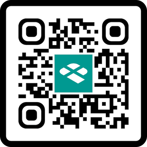 QR code to download the Parqet app